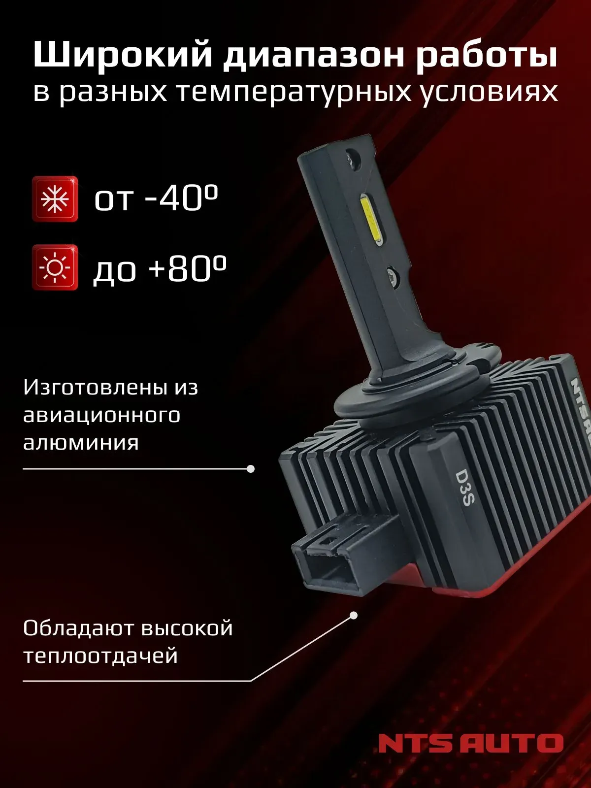 Светодиодные лампы 6300K D3S/D3R/D8S/D8R 